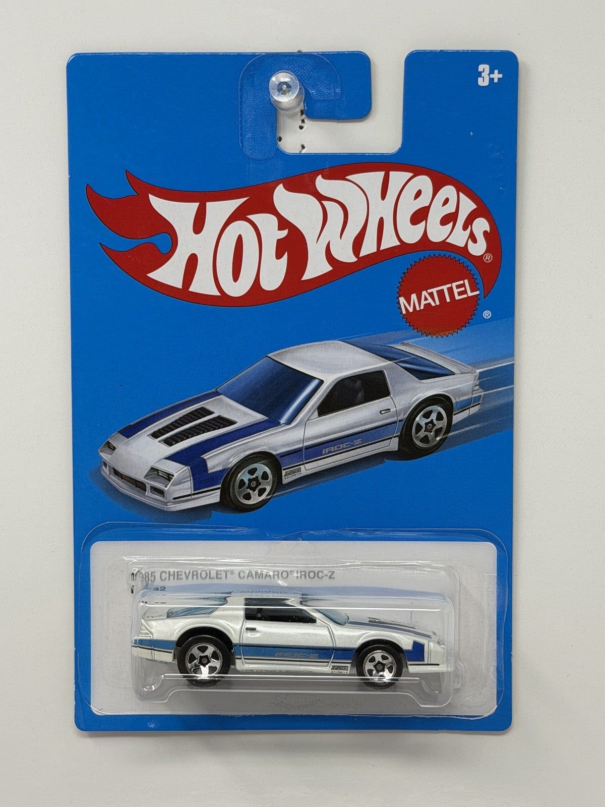 Hot Wheels Target Exclusive 1985 Chevrolet Camaro IROC-Z 1:64 Diecast White