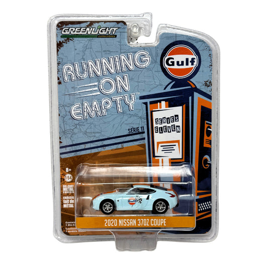 Greenlight Running On Empty 2020 Nissan 370Z Coupe Gulf 1:64 Diecast