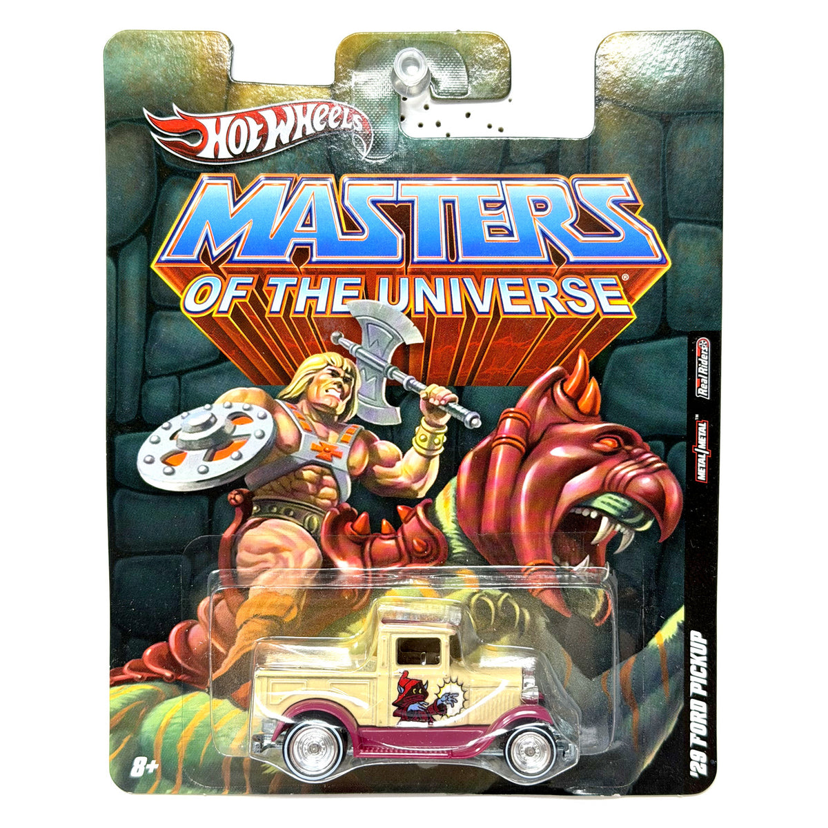 Hot Wheels Masters of the Universe 1929 Ford Pickup 1:64 Diecast Real Riders