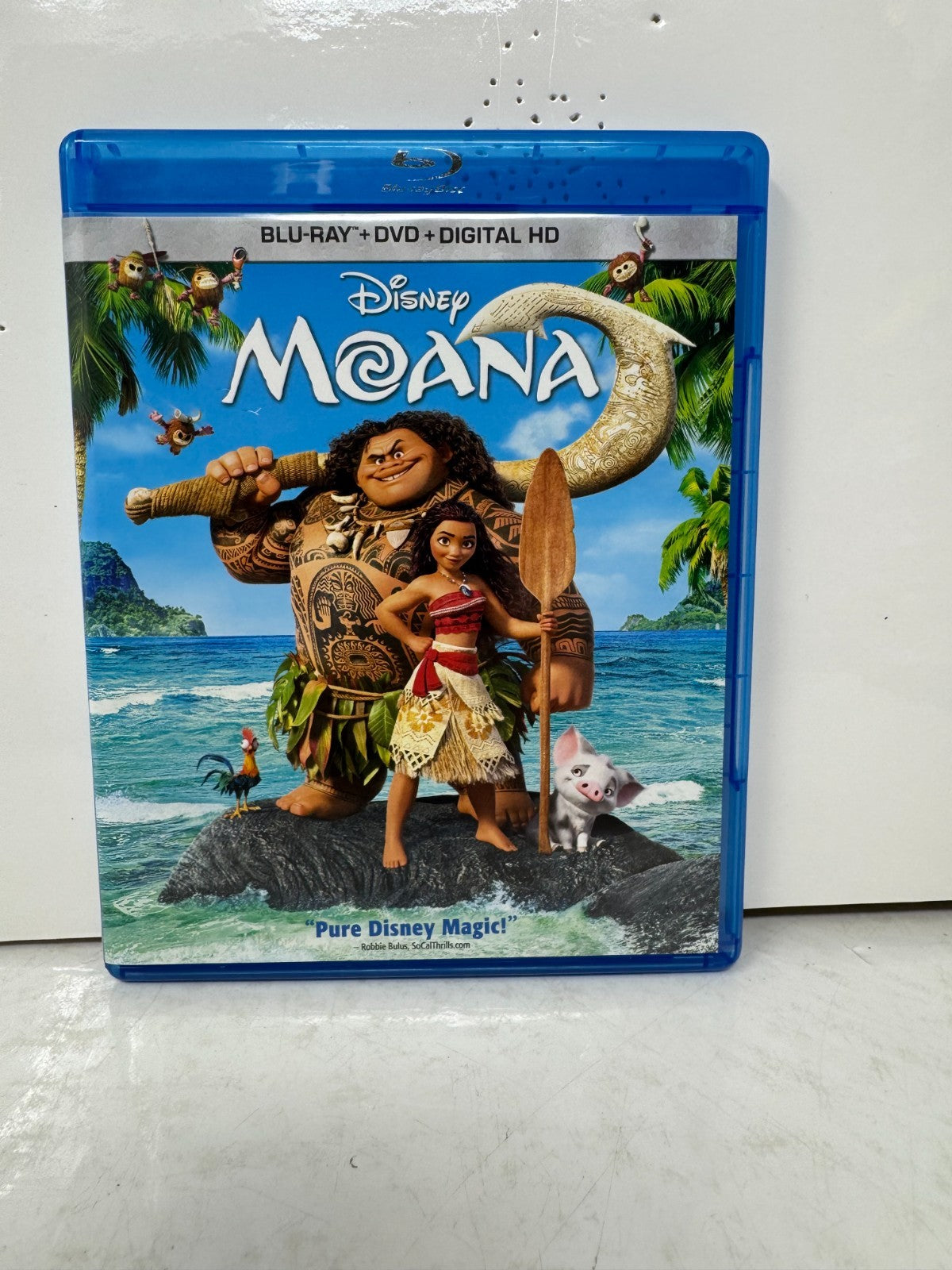 Moana (Blu-ray) Disney Animated Family Adventure Movie