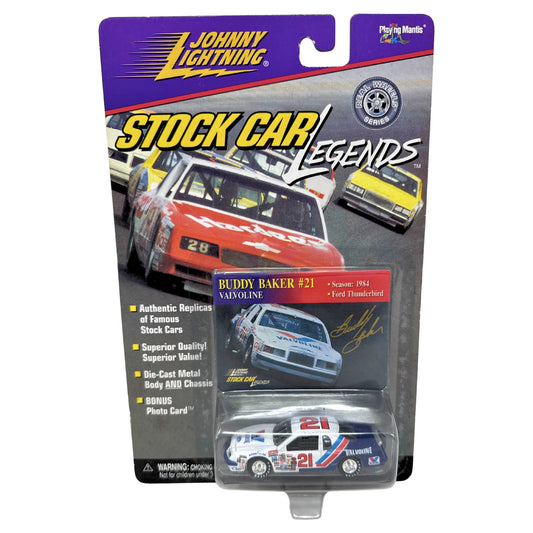 Johnny Lightning Stock Car Legend 1984 Ford Thunderbird Buddy Baker 1:64 Diecast