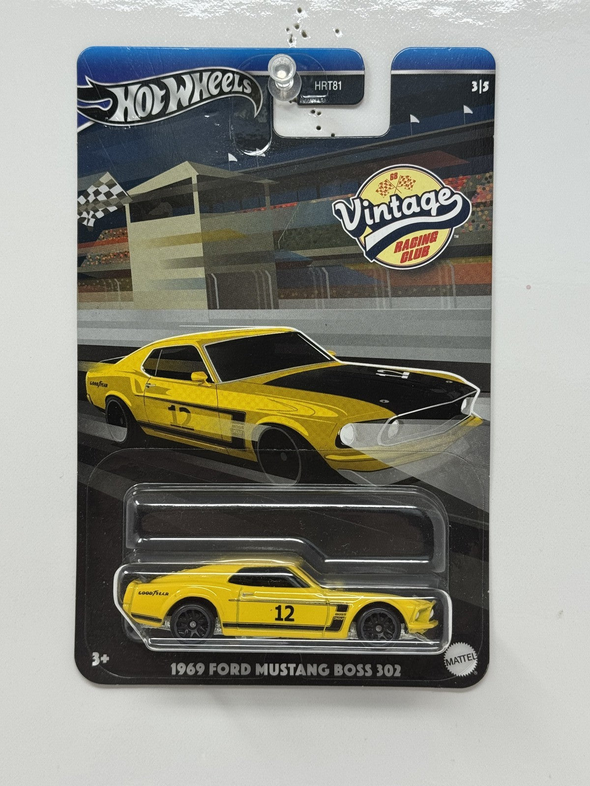 Hot Wheels Vintage Racing Club 1969 Ford Mustang Boss 302 1:64 Diecast