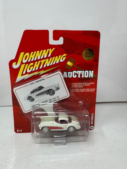 Johnny Lightning Auction Insanity 1956 Chevrolet Corvette 1:64 Diecast