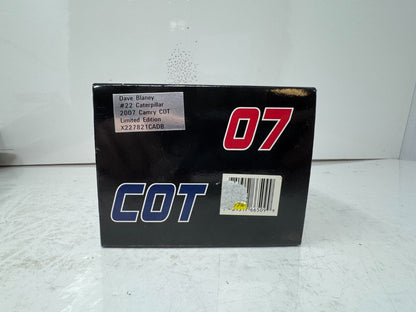 Motorsports Authentics #22 Dave Blaney Caterpillar 2007 Camry COT 1:24 Diecast
