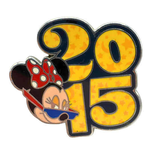 Disney Parks 2015 Dated Booster Minnie Mouse Trading Pin DC2S12