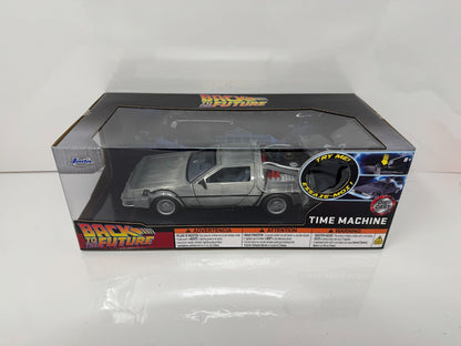 Jada Back to the Future Time Machine DeLorean w/ Lights 1:24 Diecast