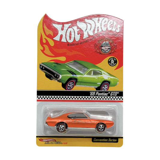 Hot Wheels RLC Red Line Club Convention Series 1969 Pontiac GTO 1:64 Diecast
