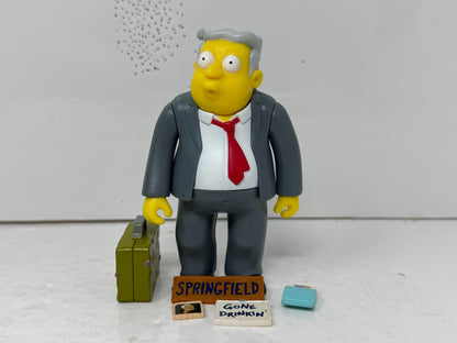 Simpsons World of Springfield Larry Burns Figure Playmates
