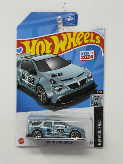 Hot Wheels HW Modified Pontiac Aztek Custom 1:64 Diecast Blue U.S. Card