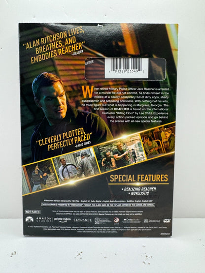 Reacher Season 1 (DVD) Alan Ritchson Action TV Series New and Sealed!!!