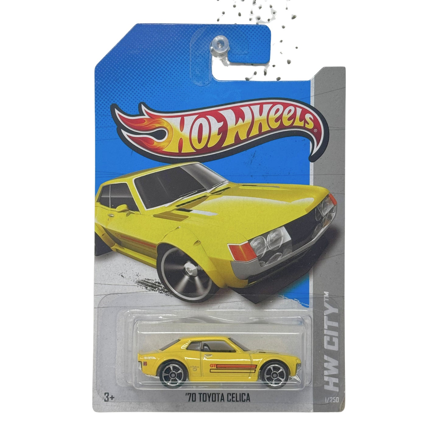 Hot Wheels City 1970 Toyota Celica 1:64 Diecast Yellow