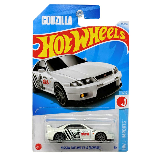 Hot Wheels HW J-Imports Nissan Skyline GT-R (BCNR33) Godzilla JDM 1:64 Diecast