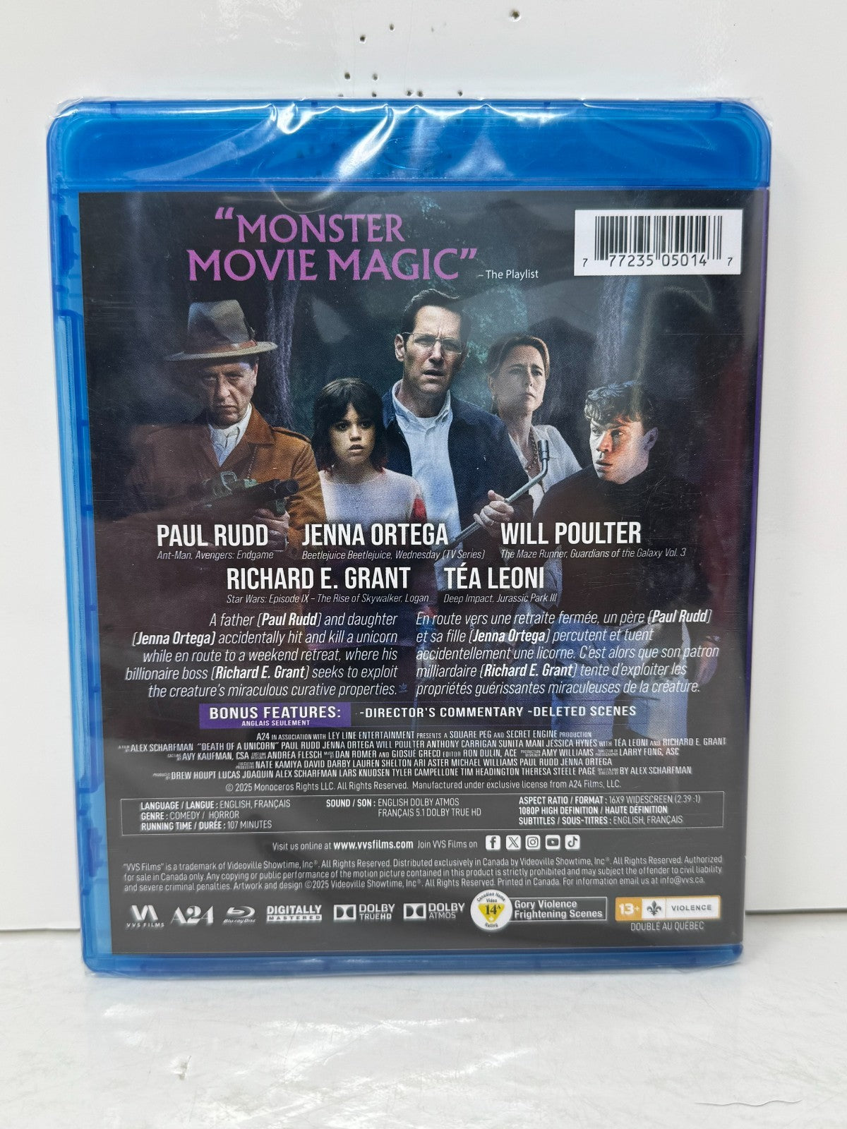 Death of a Unicorn (Blu-ray) Horror Brand New and Sealed!!!