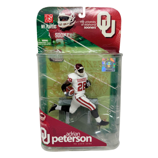 McFarlane College Football Adrian Peterson Oklahoma Sooners CHASE VARIANT Figure
