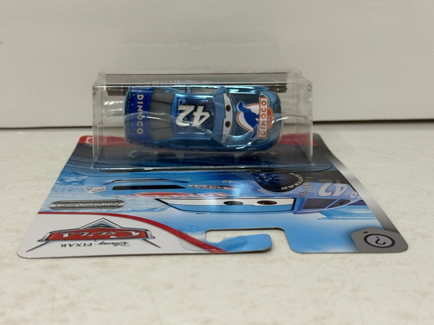 Disney Pixar Cars Cal Weathers #42 Dinoco Metallic Special Edition 1:55 Diecast