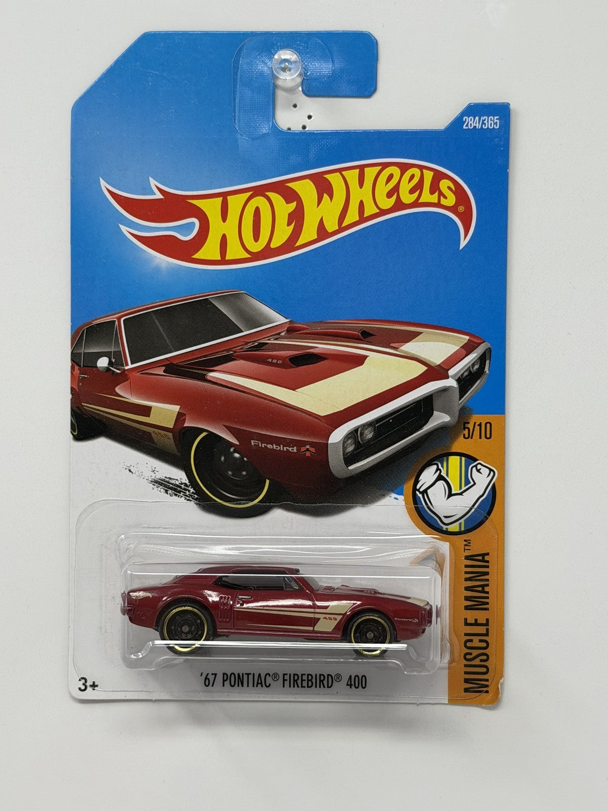 Hot Wheels Muscle Mania 1967 Pontiac Firebird 400 1:64 Diecast Red