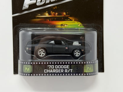 Hot Wheels Retro Entertainment Fast & Furious 1970 Dodge Charger RT 1:64 Diecast