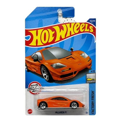 Hot Wheels Factory Fresh McLaren F1 1:64 Diecast Orange
