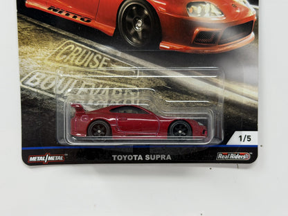 Hot Wheels Premium Cruise Boulevard Toyota Supra 1:64 Diecast