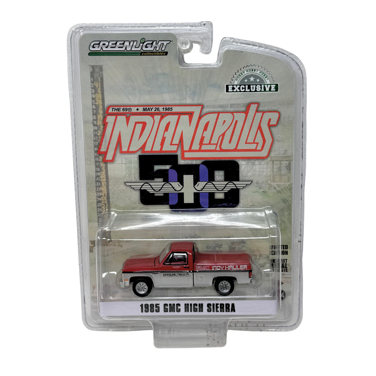 Greenlight Indianapolis 1985 GMC High Sierra Hobby Exclusive 1:64 Diecast
