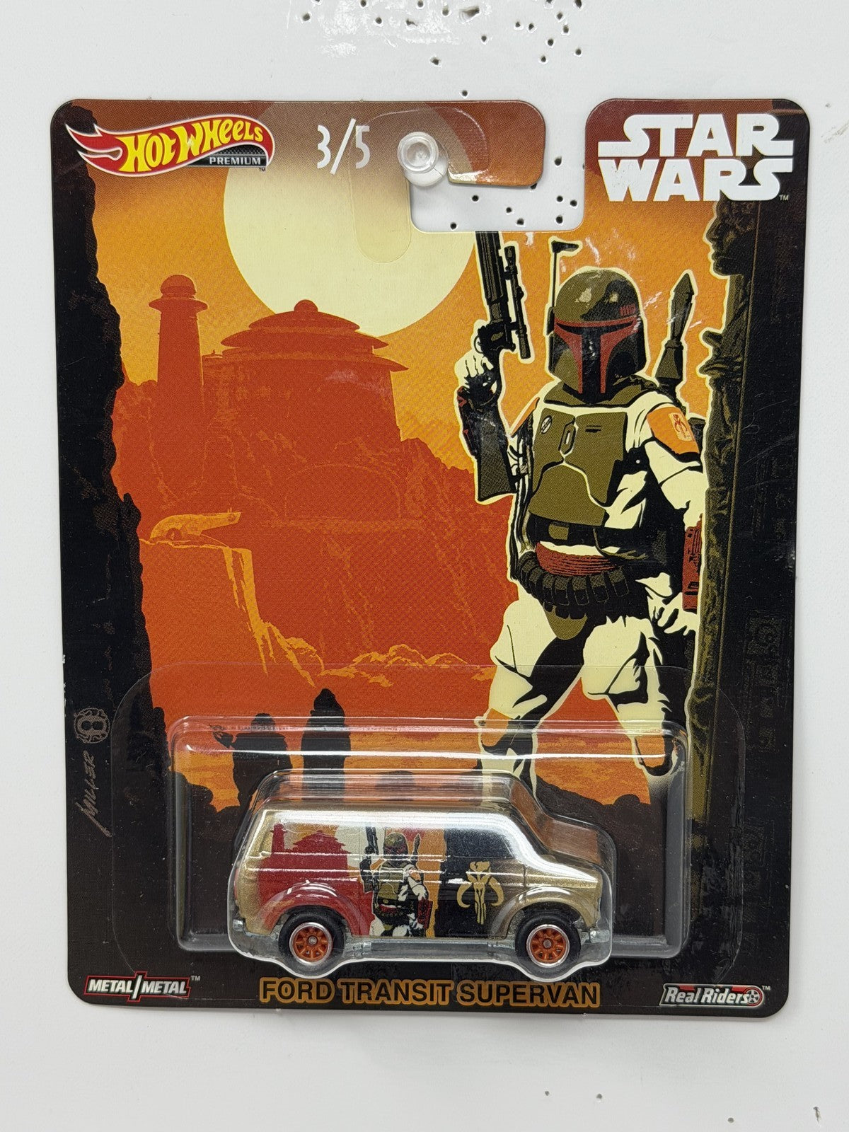 Hot Wheels Premium Star Wars Ford Transit Supervan 1:64 Diecast Real Riders