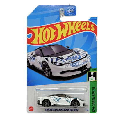 Hot Wheels Green Speed Automobili Pininfarina Battista 1:64 Diecast