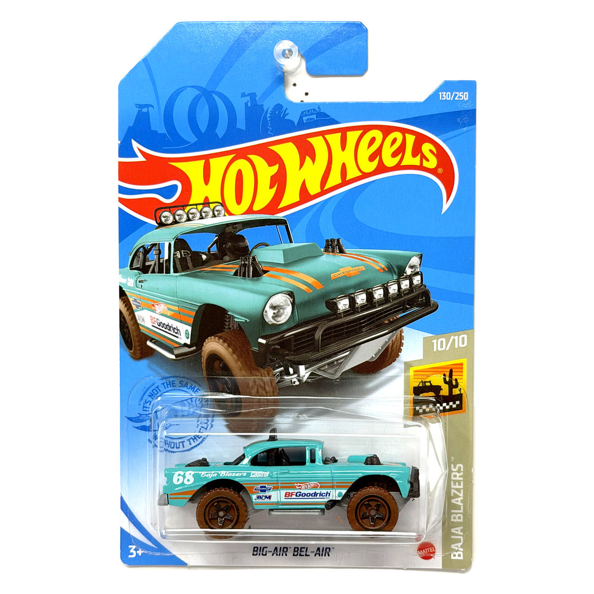 Hot Wheels Baja Blazers Big-Air Bel-Air Teal 1:64 Diecast