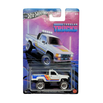 Hot Wheels Tubular Trucks 1987 Toyota Pickup Truck 1:64 Diecast