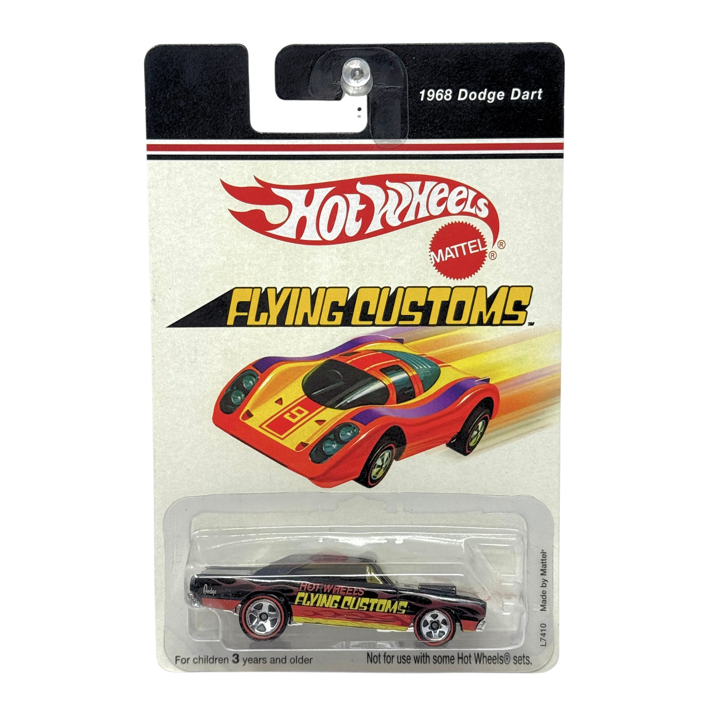 Hot Wheels Flying Customs 1968 Dodge Dart 1:64 Diecast Black