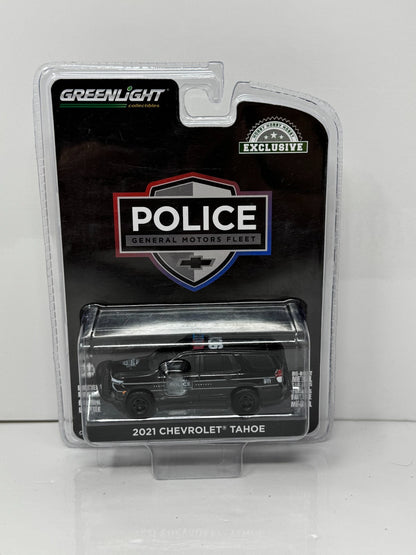 Greenlight Police General Motors Fleet 2021 Chevrolet Tahoe 1:64 Diecast