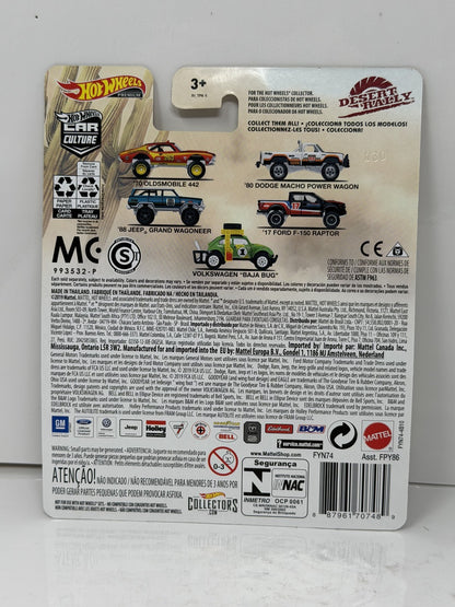 Hot Wheels Premium Desert Rally 1970 Oldsmobile 442 1:64 Diecast