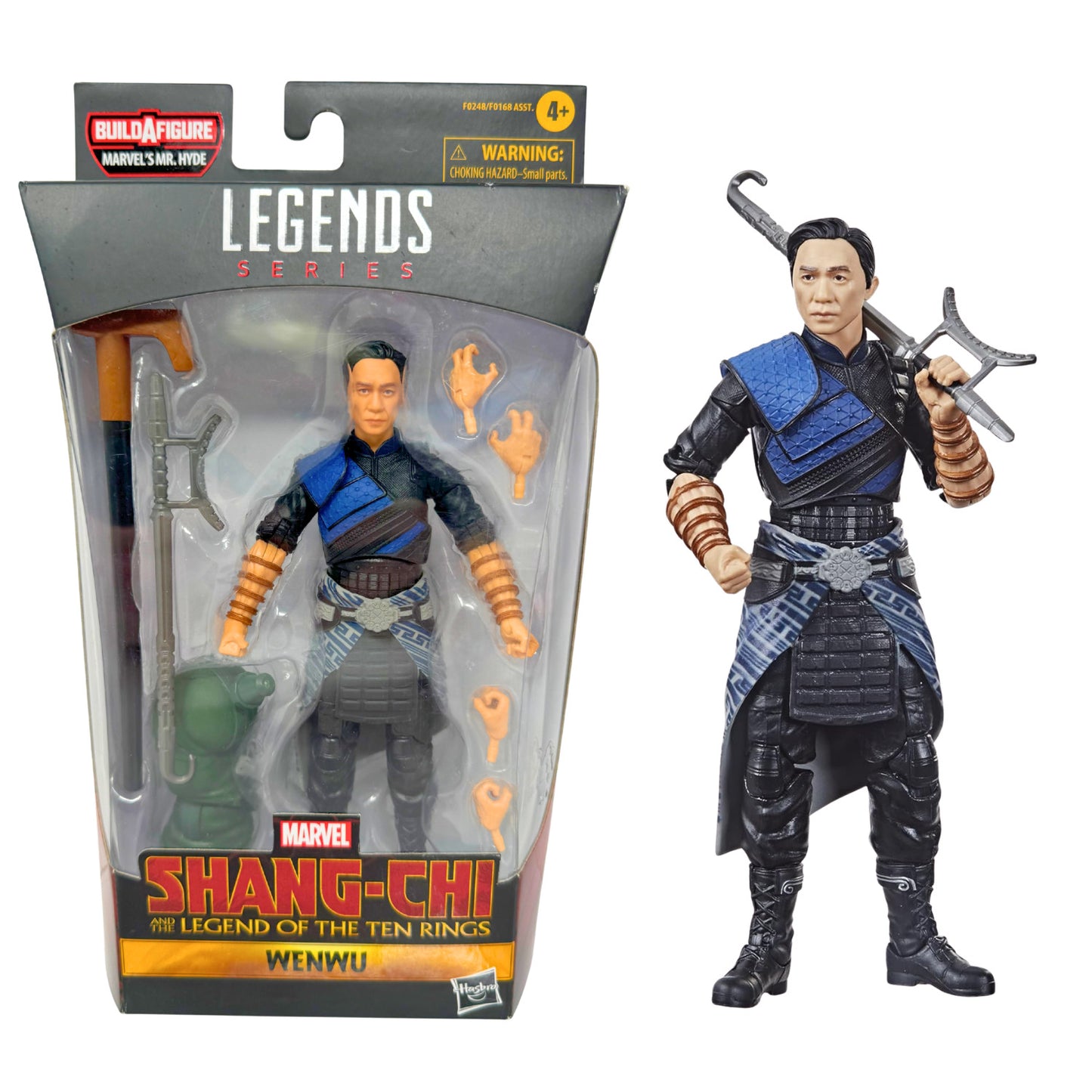 Marvel Legends Shang-Chi Wenwu Action Figure w/ Mr Hyde BAF Piece