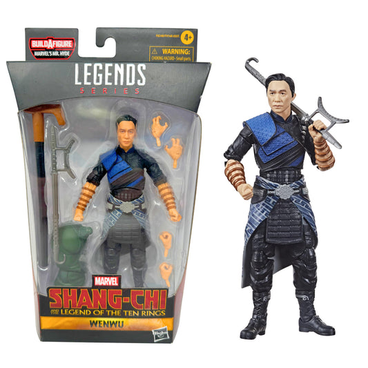Marvel Legends Shang-Chi Wenwu Action Figure w/ Mr Hyde BAF Piece