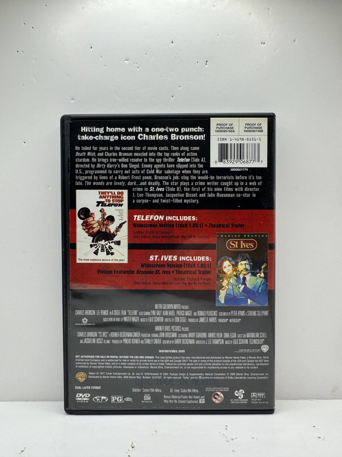 Telefon / St. Ives (DVD) Double Feature Charles Bronson Collection