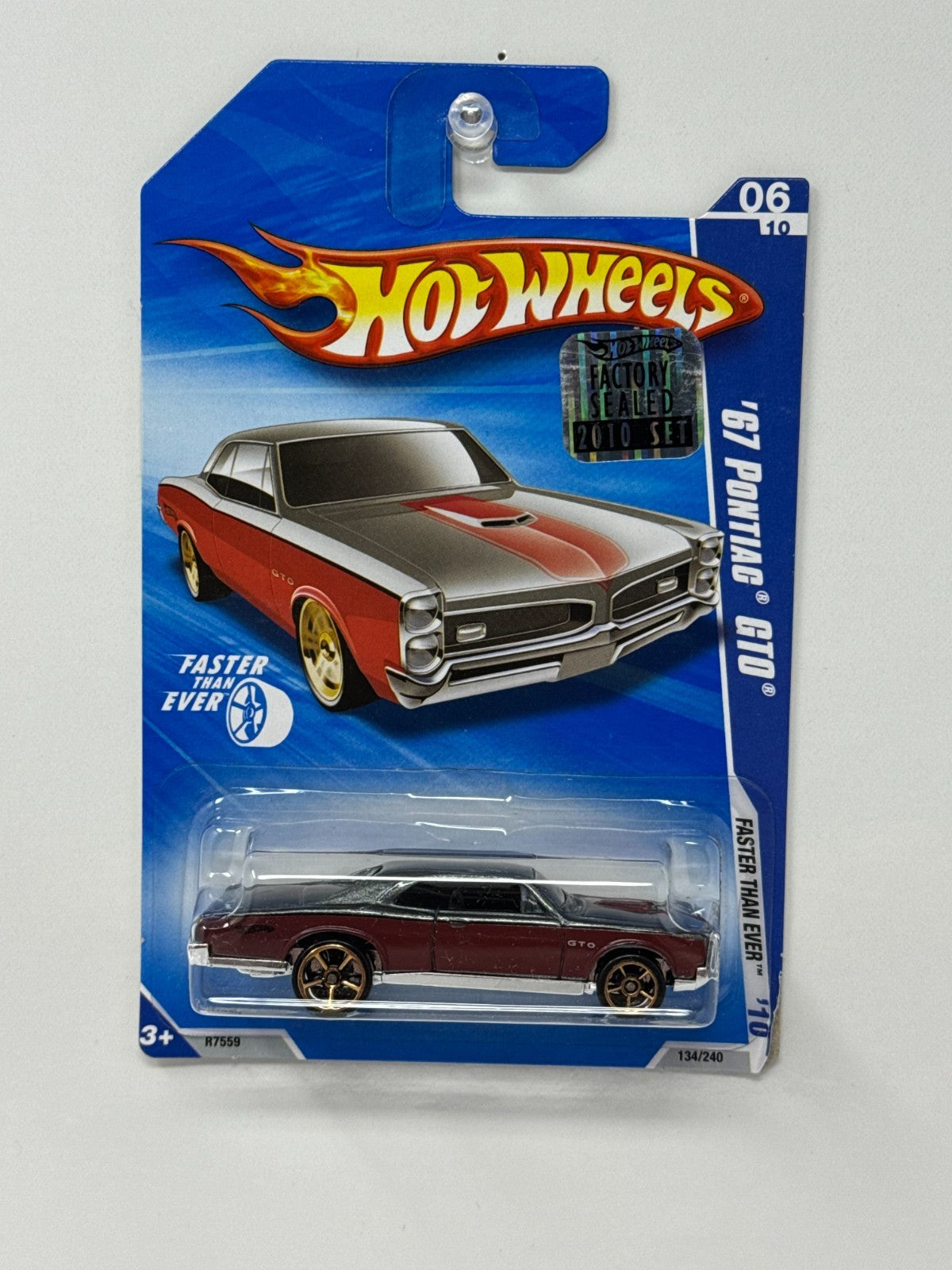 Hot Wheels Faster Than Ever 1967 Pontiac GTO 1:64 Diecast Factory Sealed