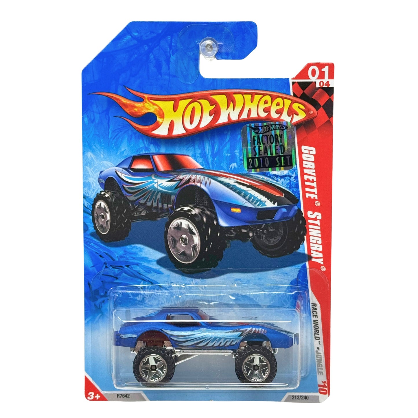 Hot Wheels Race World Jungle Chevy Corvette Stingray 1:64 Diecast Factory Sealed