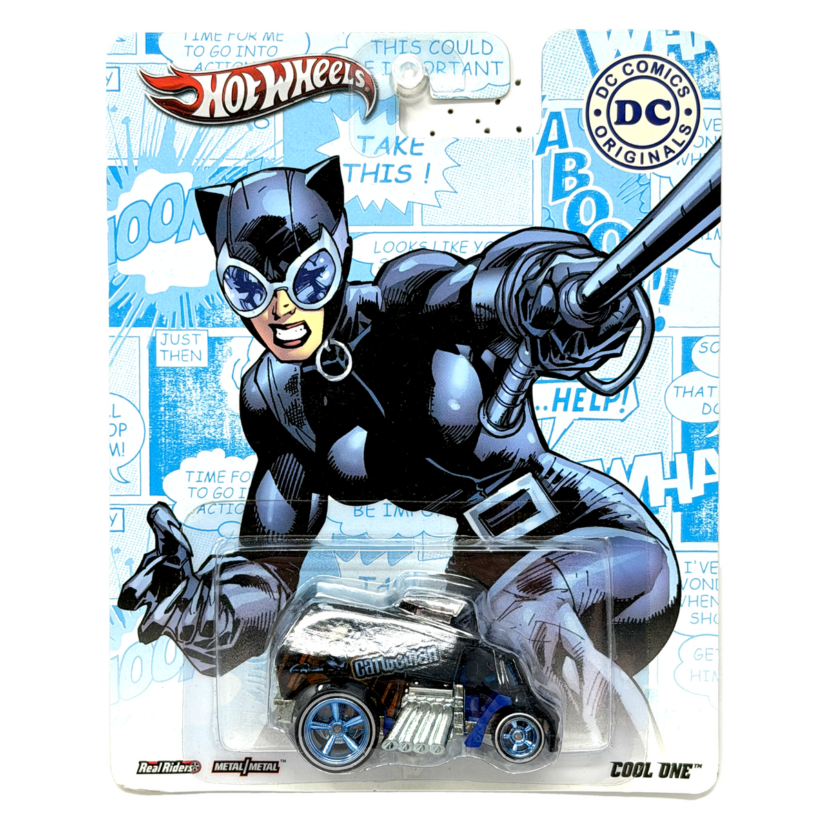 Hot Wheels DC Comics Originals Cool One Catwoman 1:64 Diecast Real Riders