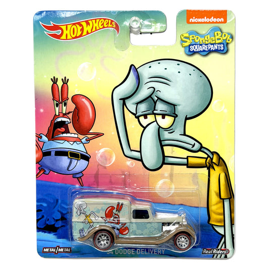 Hot Wheels SpongeBob SquarePants 1934 Dodge Delivery 1:64 Diecast Real Riders