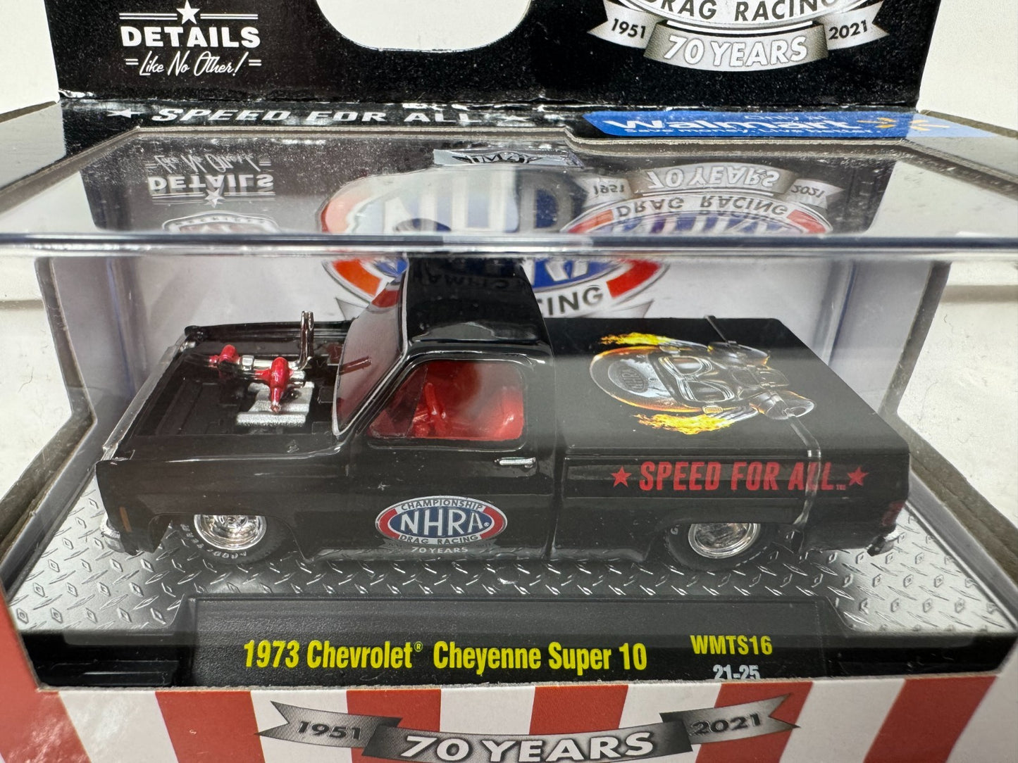 M2 Machines 1973 Chevrolet Cheyenne Super 10 NHRA 70 Years 1:64 Diecast