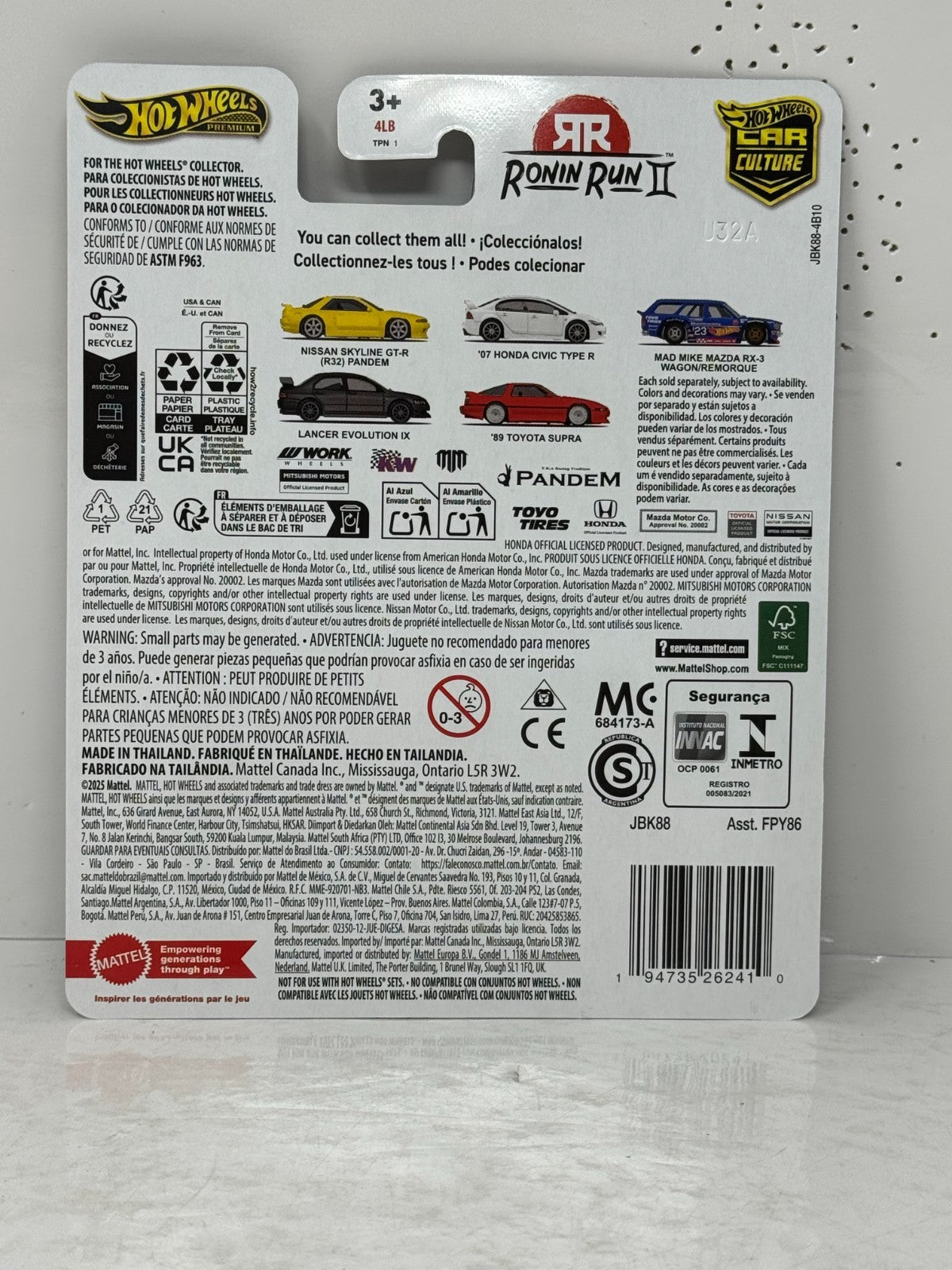 Hot Wheels Premium Ronin Run II Nissan Skyline GT-R (R32) Pandem 1:64 Diecast