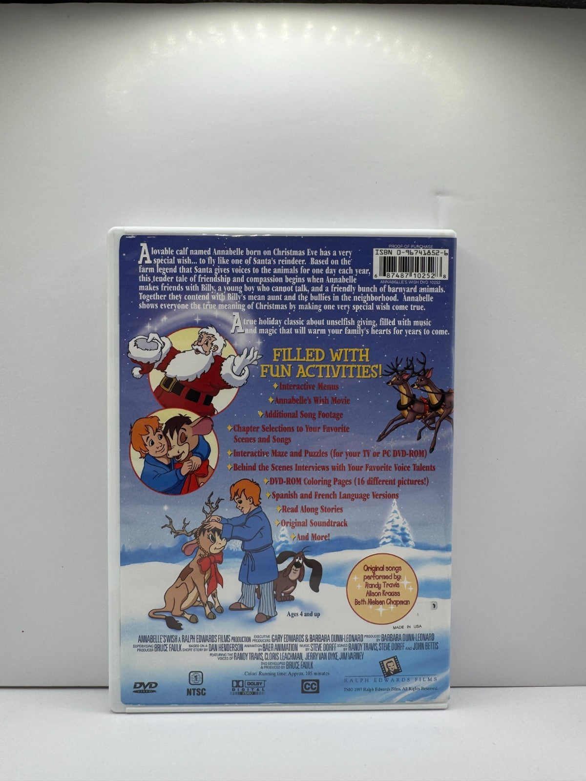 Annabelle's Wish (DVD) Randy Travis Animation