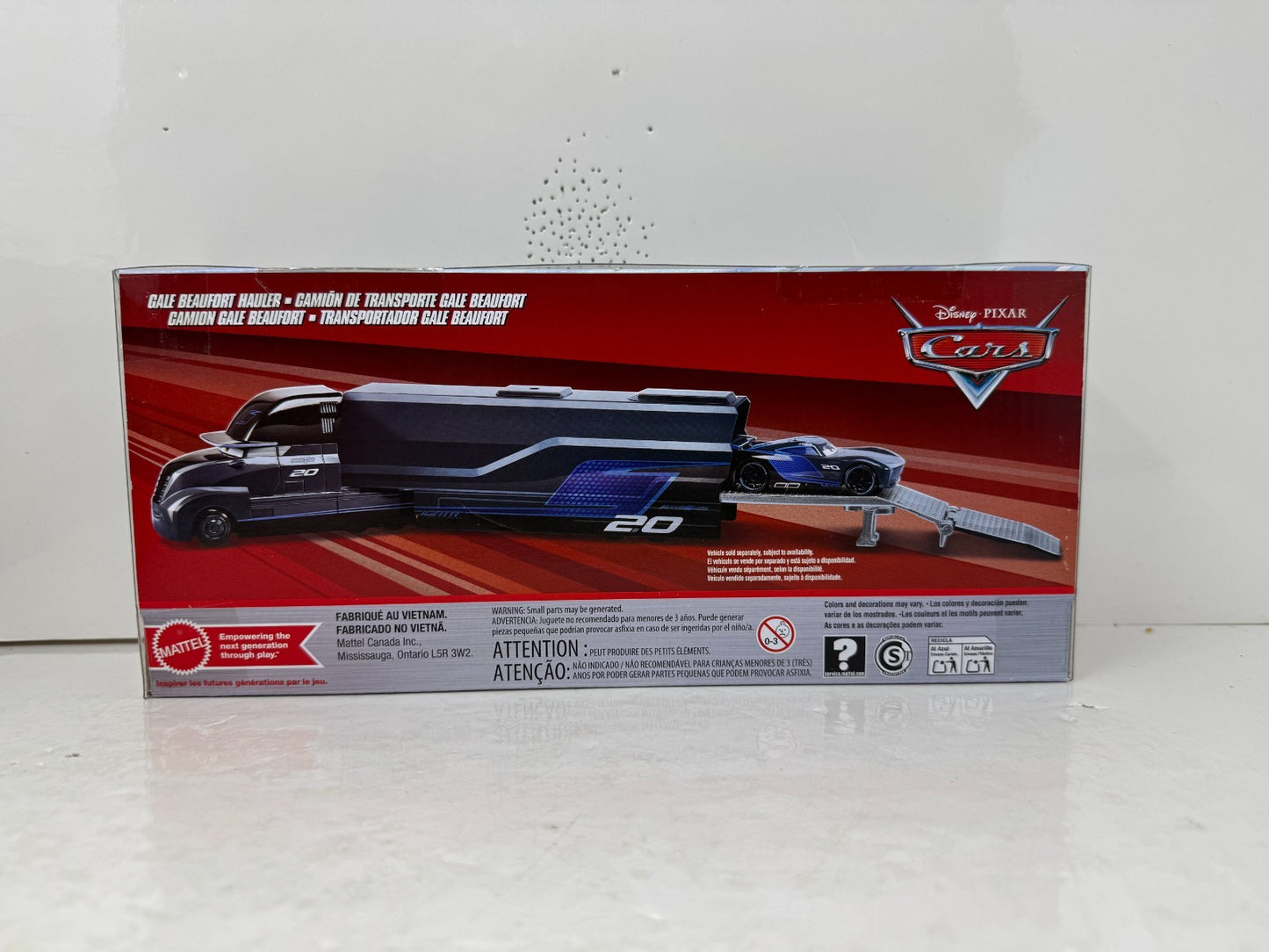 Disney Pixar Cars Gale Beaufort Hauler Next-Gen Semi Truck 1:55 Diecast