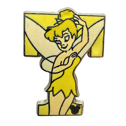 DLR Disney "T" for Tinker Bell Alphabet Hidden Mickey Trading Pin DC1S13