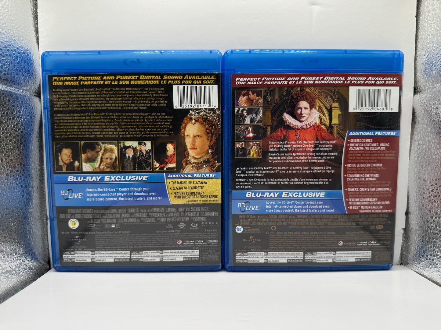 Elizabeth 2-Movie Collection (Blu-ray) Cate Blanchett Biography