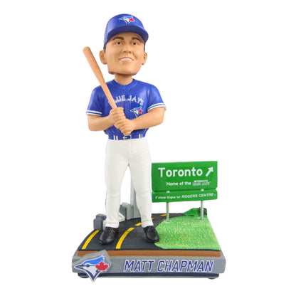 FOCO MLB Toronto Blue Jays Matt Chapman "Next Stop Toronto" Bobblehead