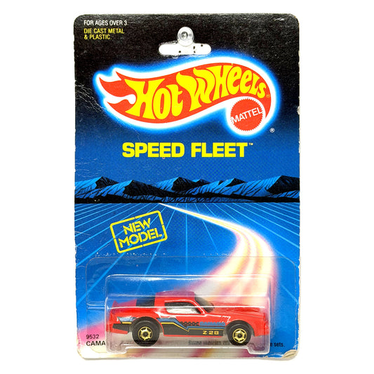 Hot Wheels Speed Fleet 1982 Chevrolet Camaro Z28 1:64 Diecast Red