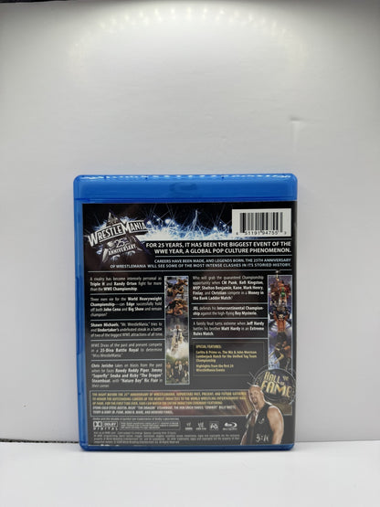 WrestleMania 25 25th Anniversary (Blu-ray) WWE Wrestling