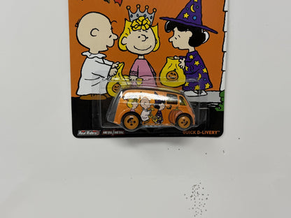 Hot Wheels Peanuts Quick D-Livery 1:64 Diecast Real Riders