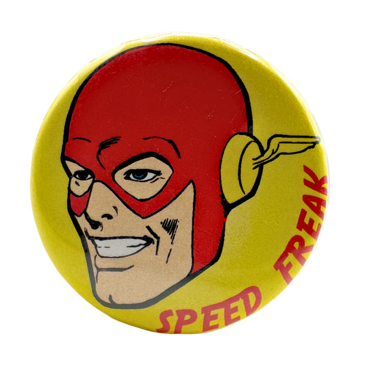 DC The Flash Speed Freak Pin-back Button UDT1