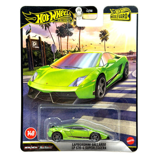 Hot Wheels Premium Boulevard #148 Lamborghini Gallardo LP 570-4 1:64 Diecast